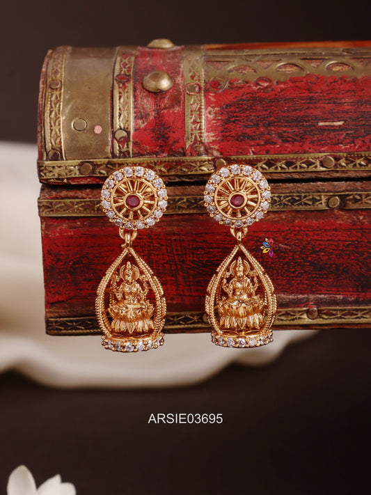 Antique Lakshmi Drop Earrings