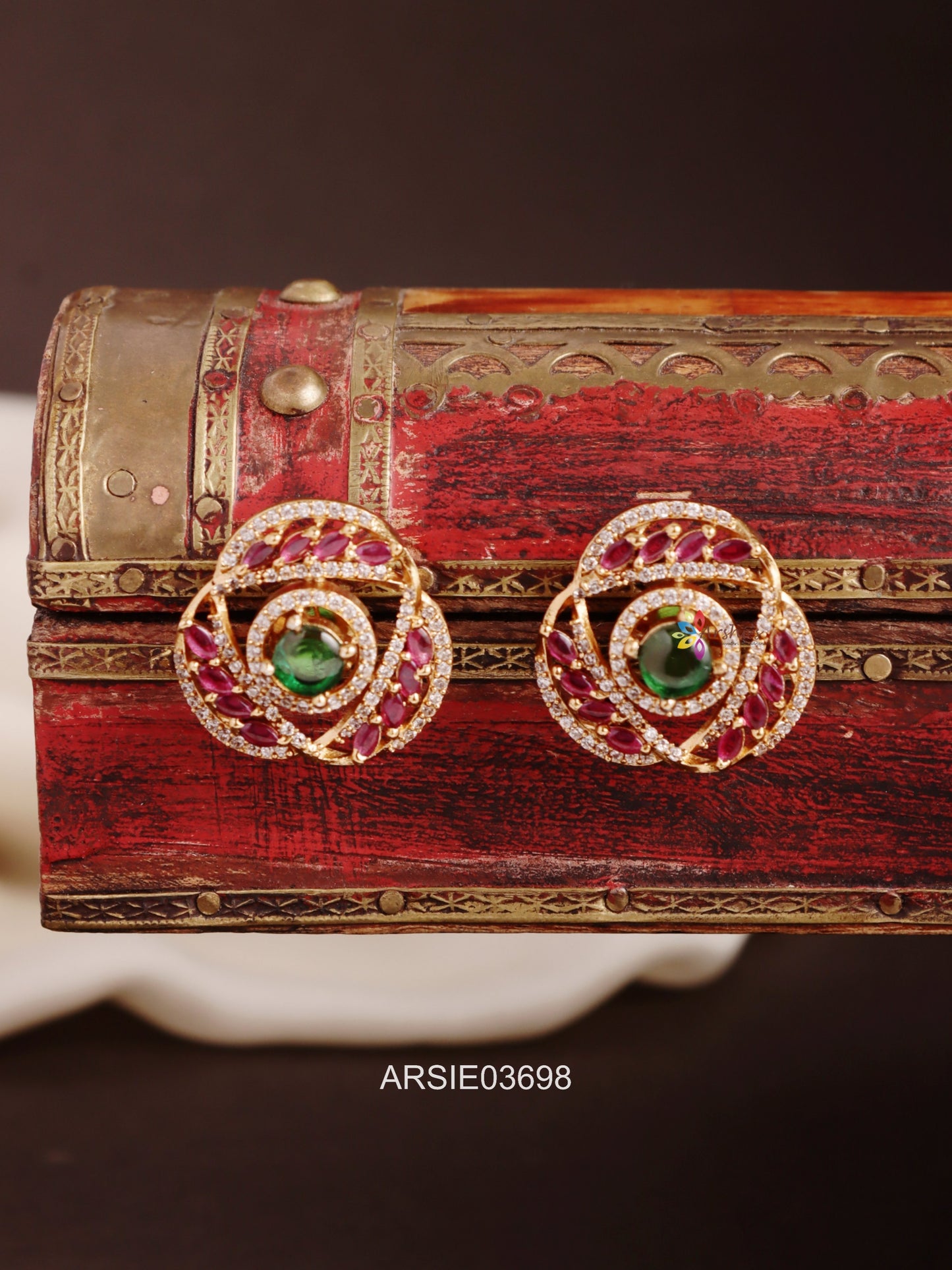 Kemp and Green Stone Ear Studs