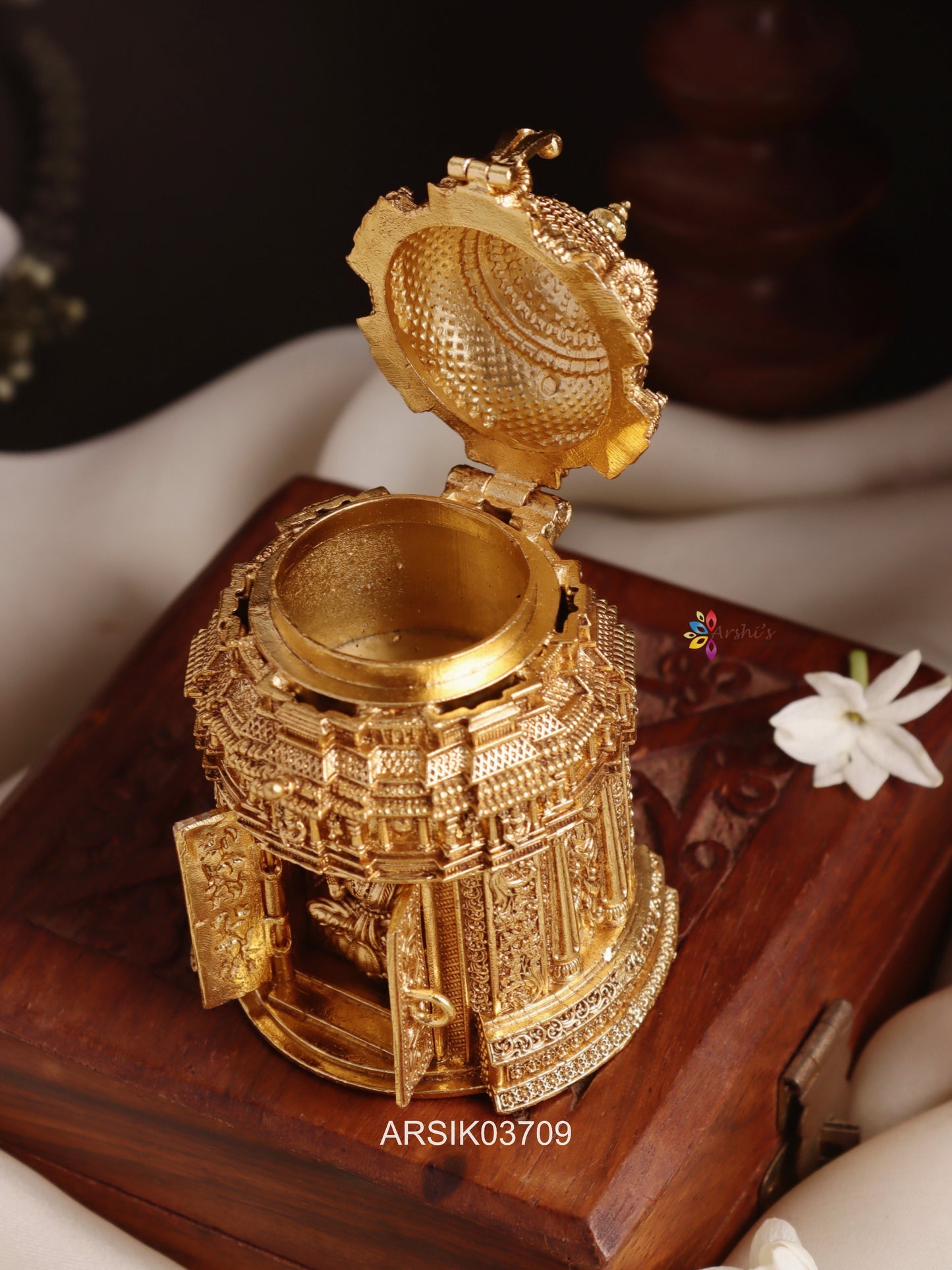 Lakshmi Gopuram Kumkum Box