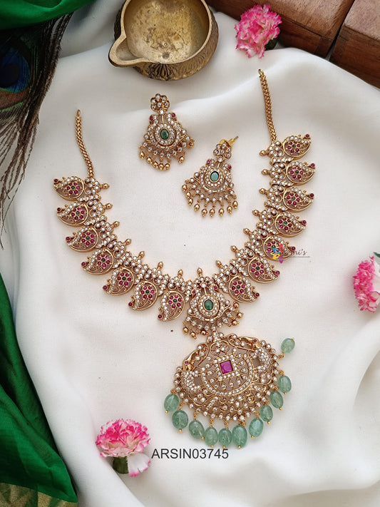 Mango Design Stone Necklace