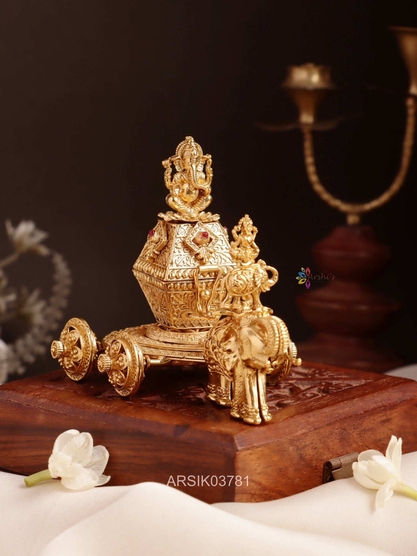 Ganesha Vaahan Kumkum Box