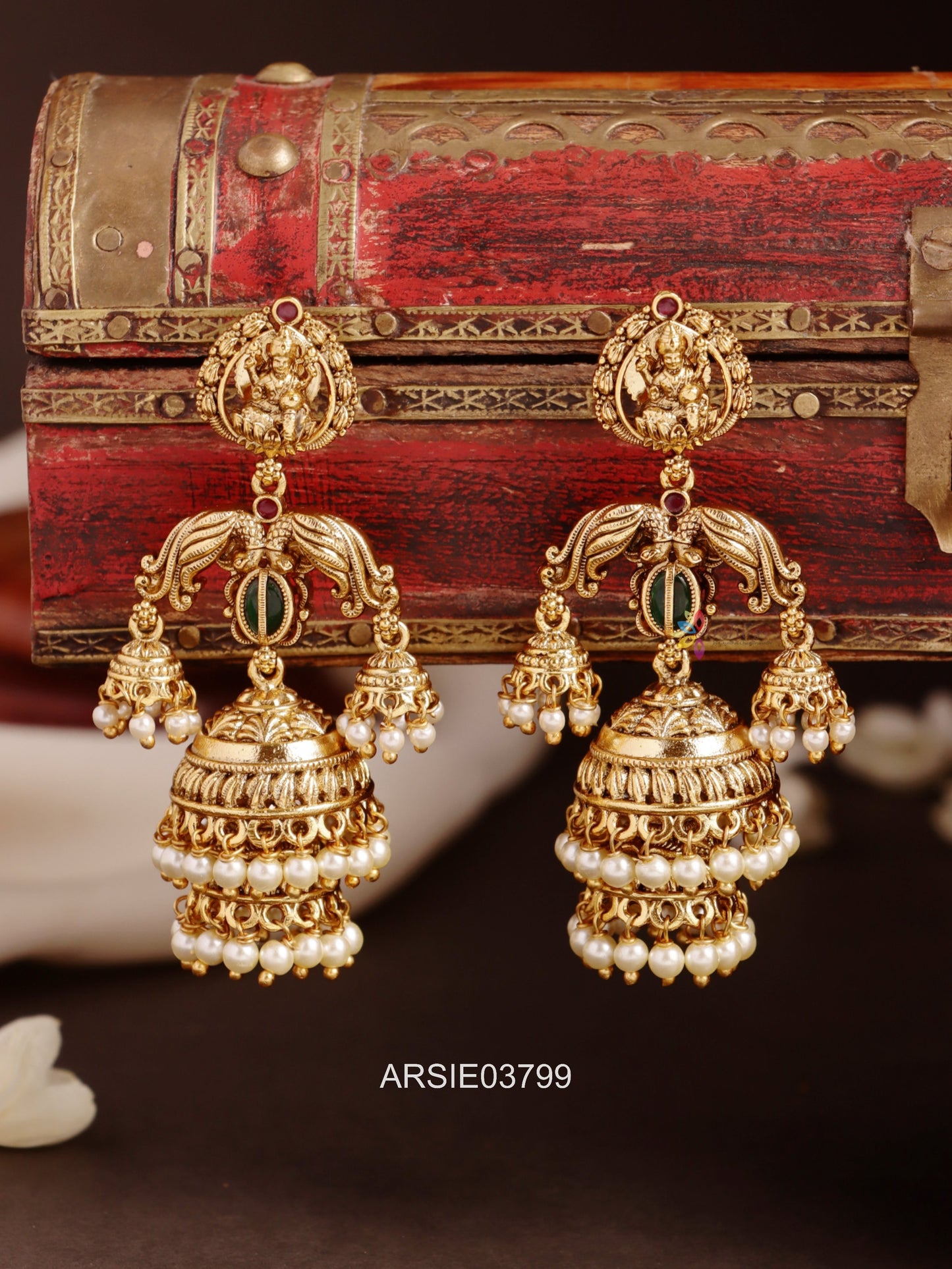 Antique Long Lakshmi Jhumka