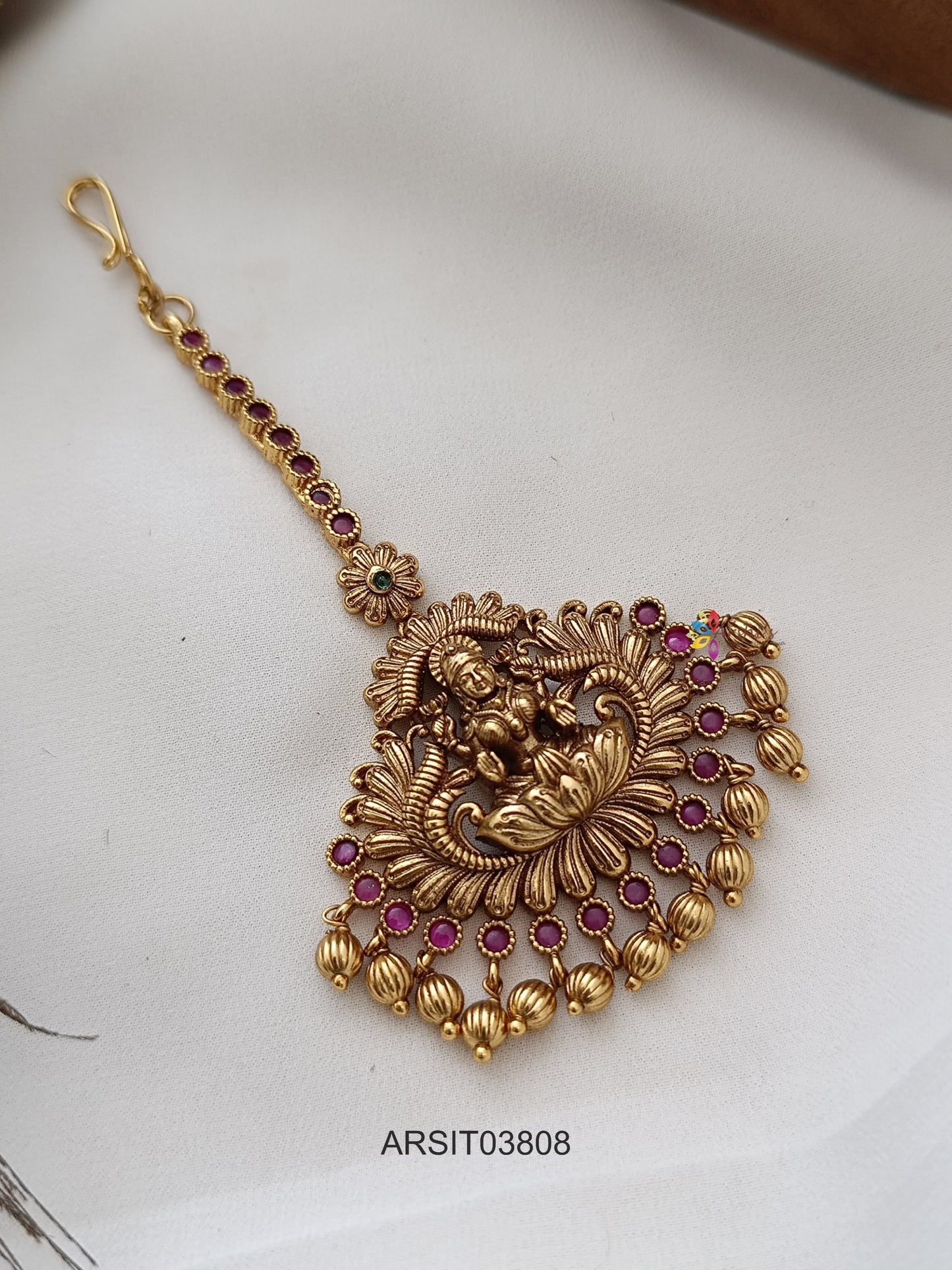 Traditional Lakshmi Maang Tikka