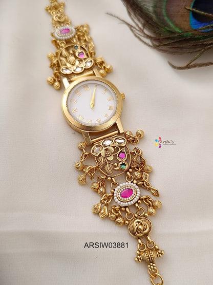 Heritage Flower and Leaf Design Watch