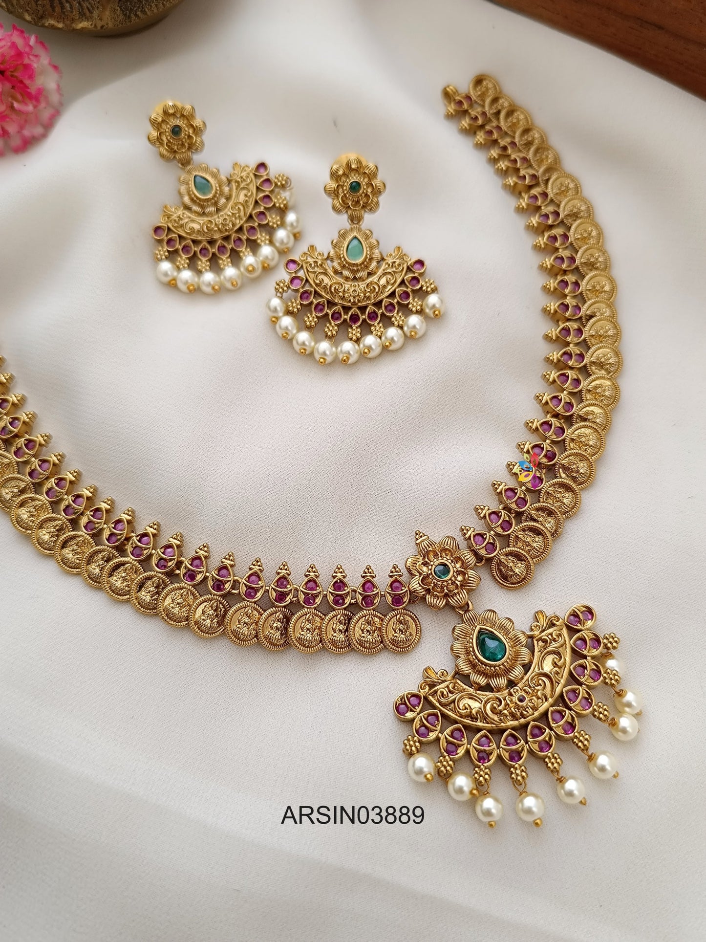 Lakshmi Coin Necklace