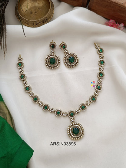 Green Stone Fancy Necklace