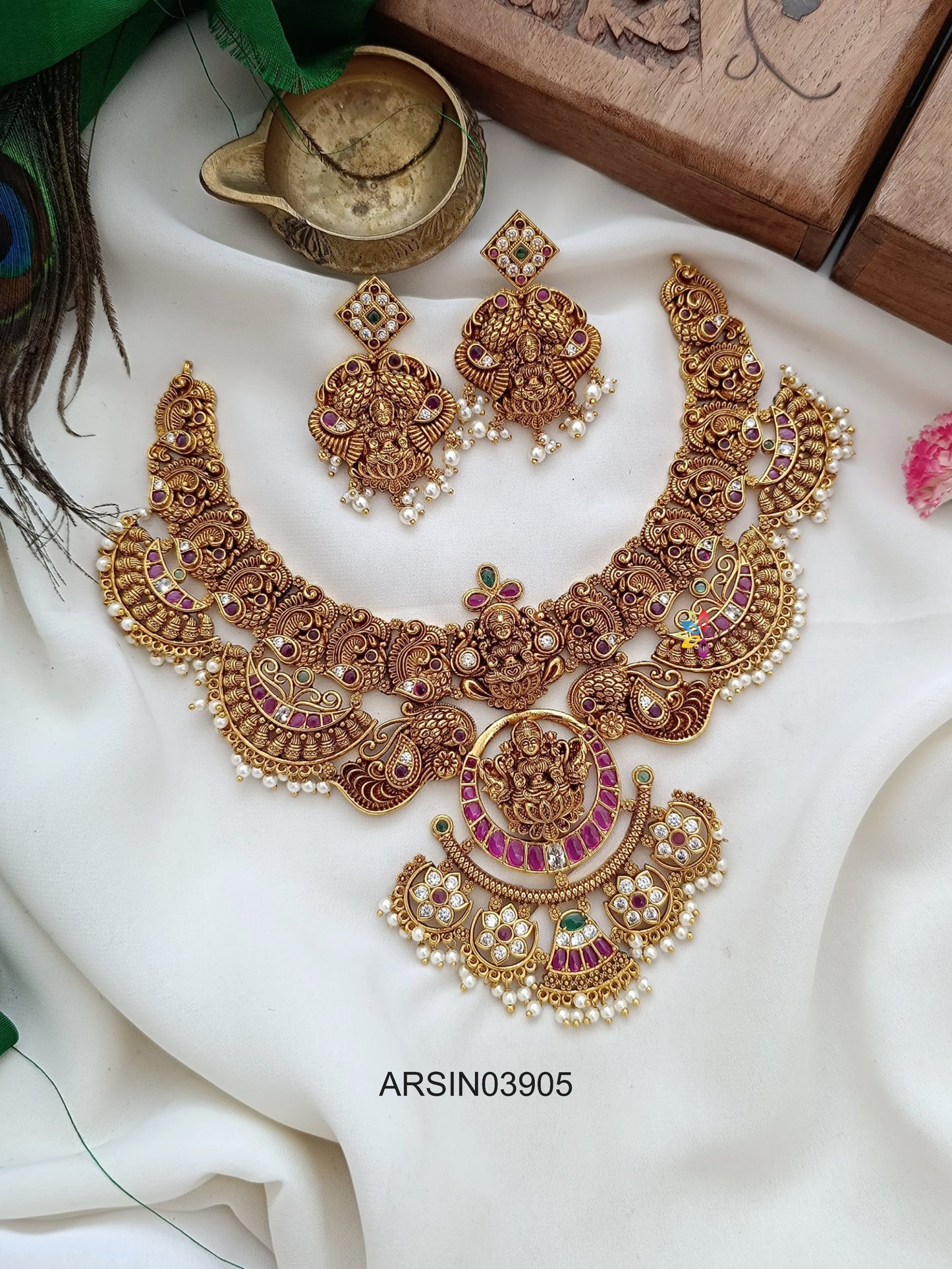 Antique Bridal Temple Necklace