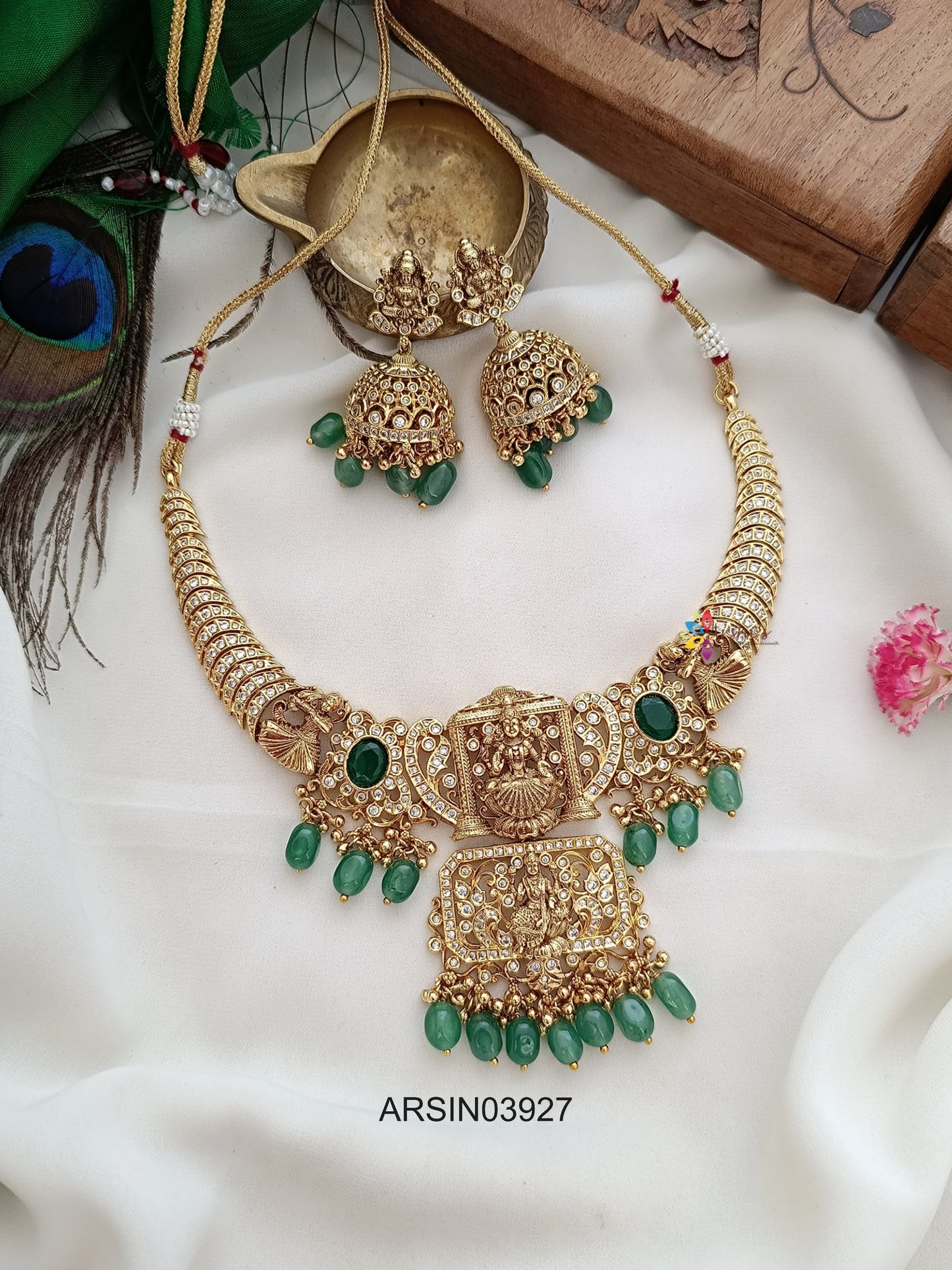 Bridal Stone Kante Necklace