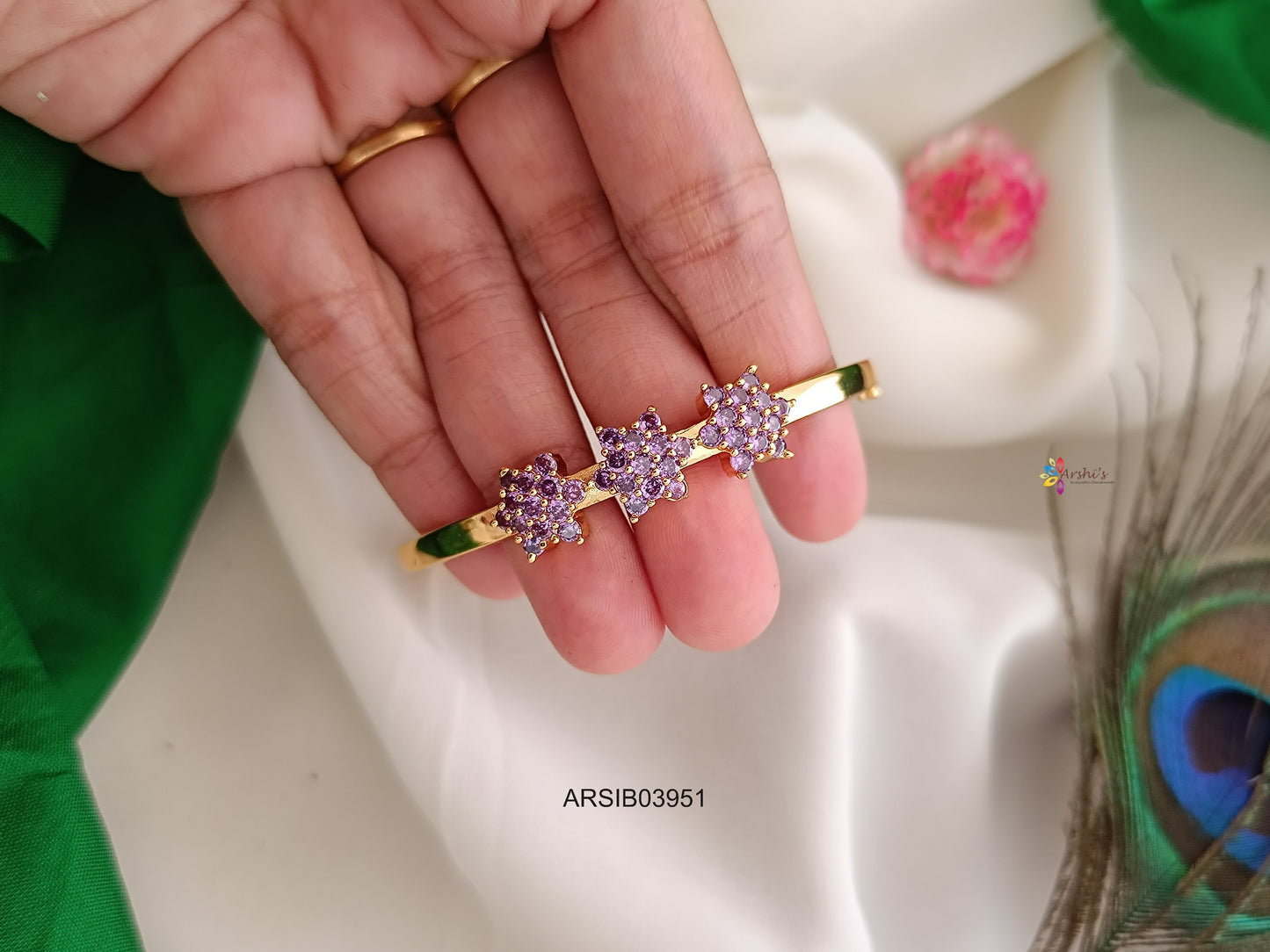 Purple Stone Bracelet