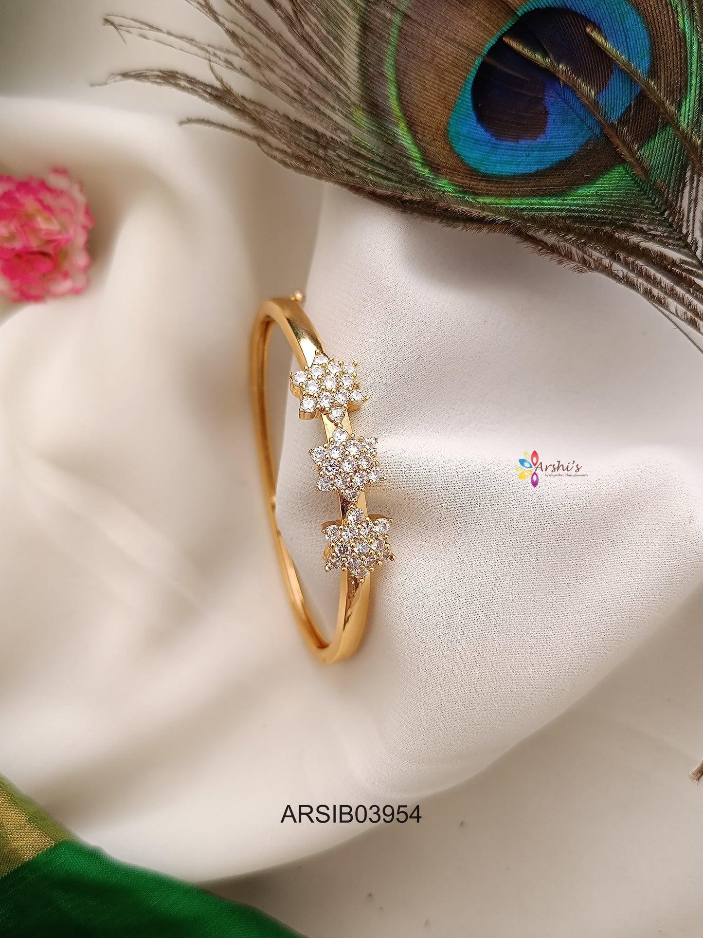 White Stone Bracelet