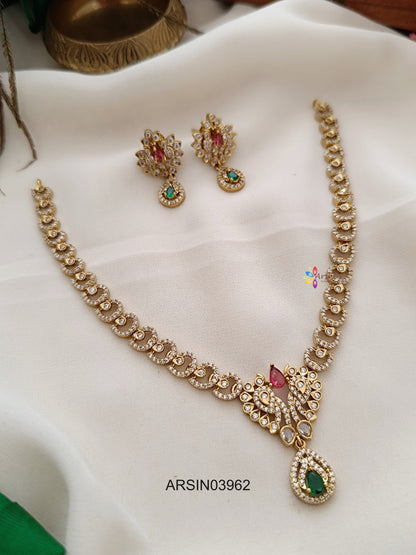 AD Stone Necklace