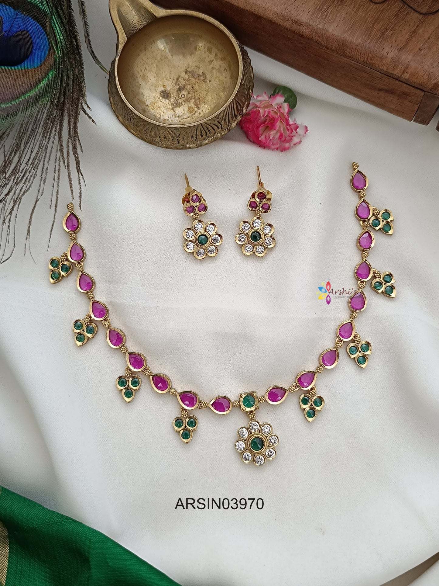Ruby Stone Necklace
