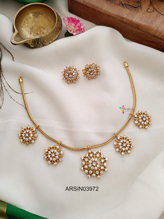 Daimond Look Like Necklace