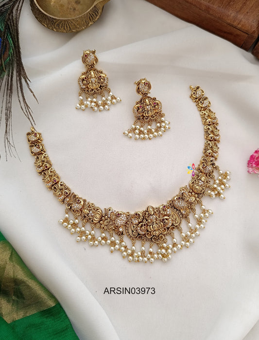 Lakshmi Peacock Necklace