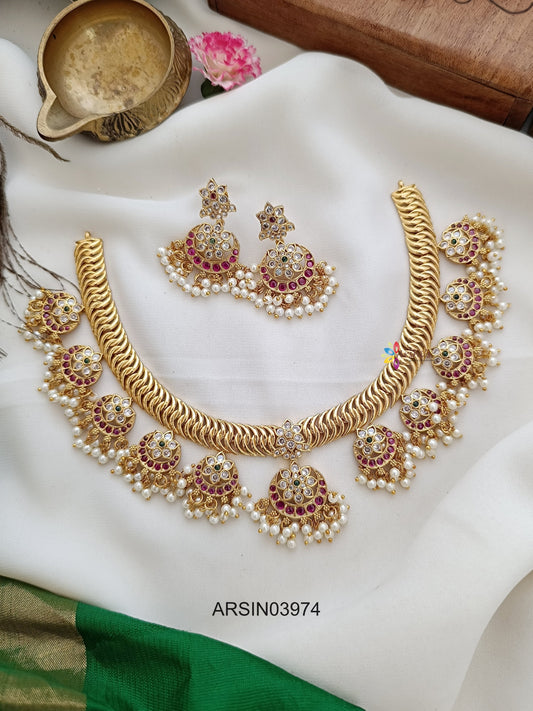 Jelabi Kemp Stone Drops Necklace