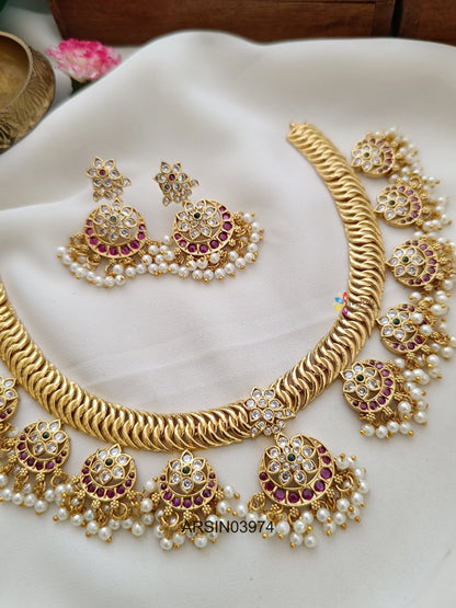 Jelabi Kemp Stone Drops Necklace