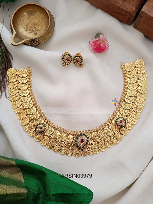 Double Layer Mango Motif Necklace