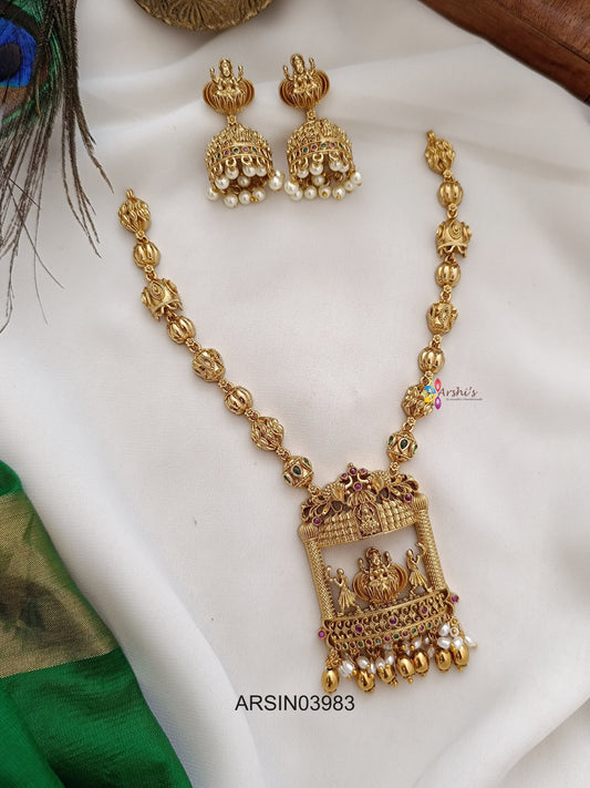 Temple Gold Bead Necklace
