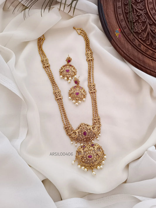 Three Layer Gold Ball AD Stone Haram