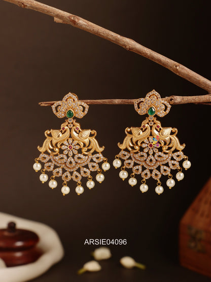 Chandbali AD Stone Earrings