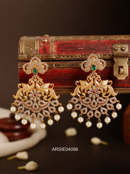 Chandbali AD Stone Earrings