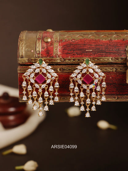 Kemp and AD Stone Drop Earrings