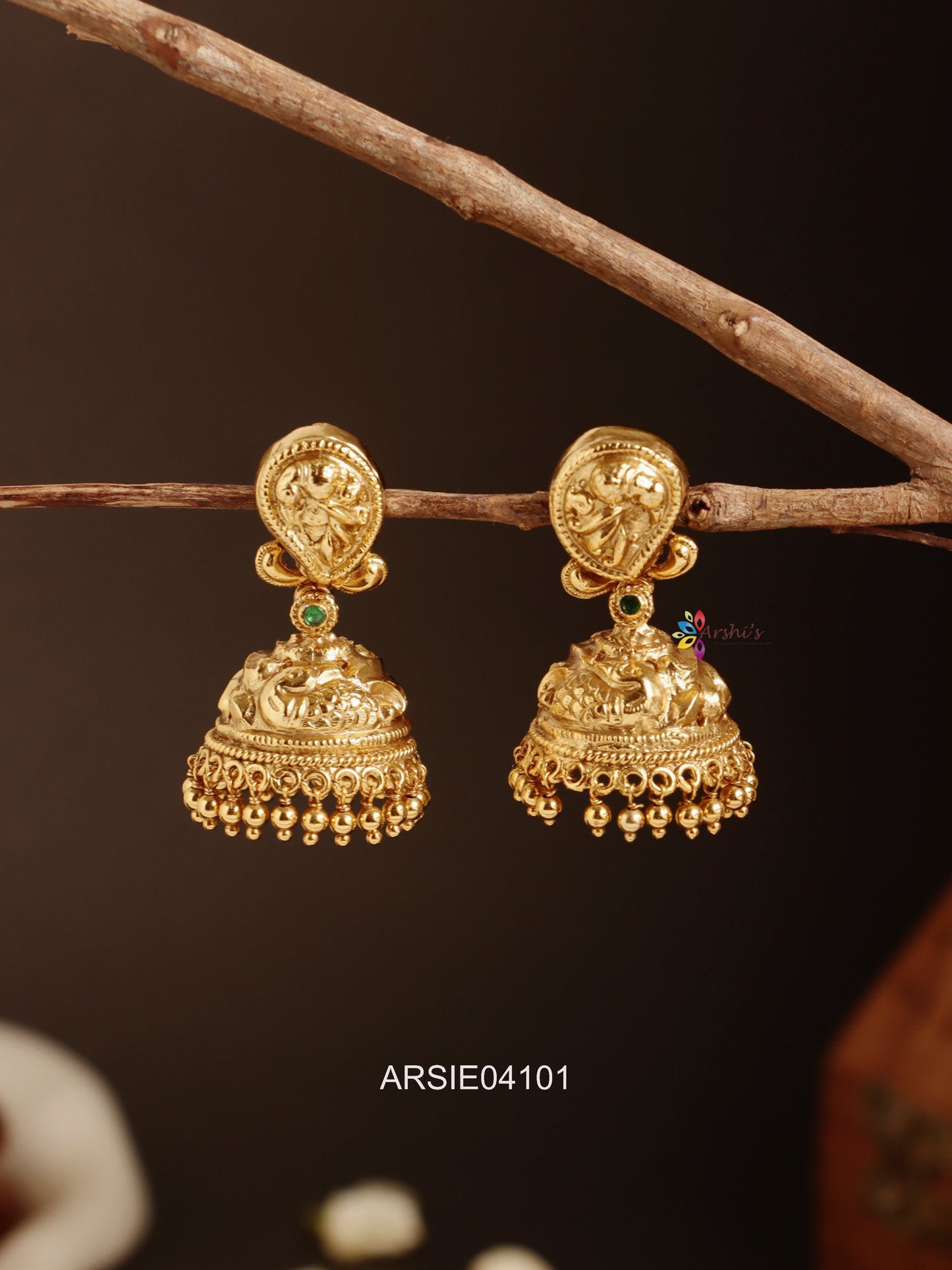 Antique Mango Jhumka