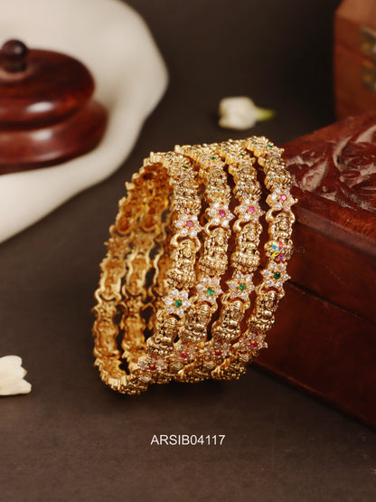 Temple Lakshmi Set of Four Bangles