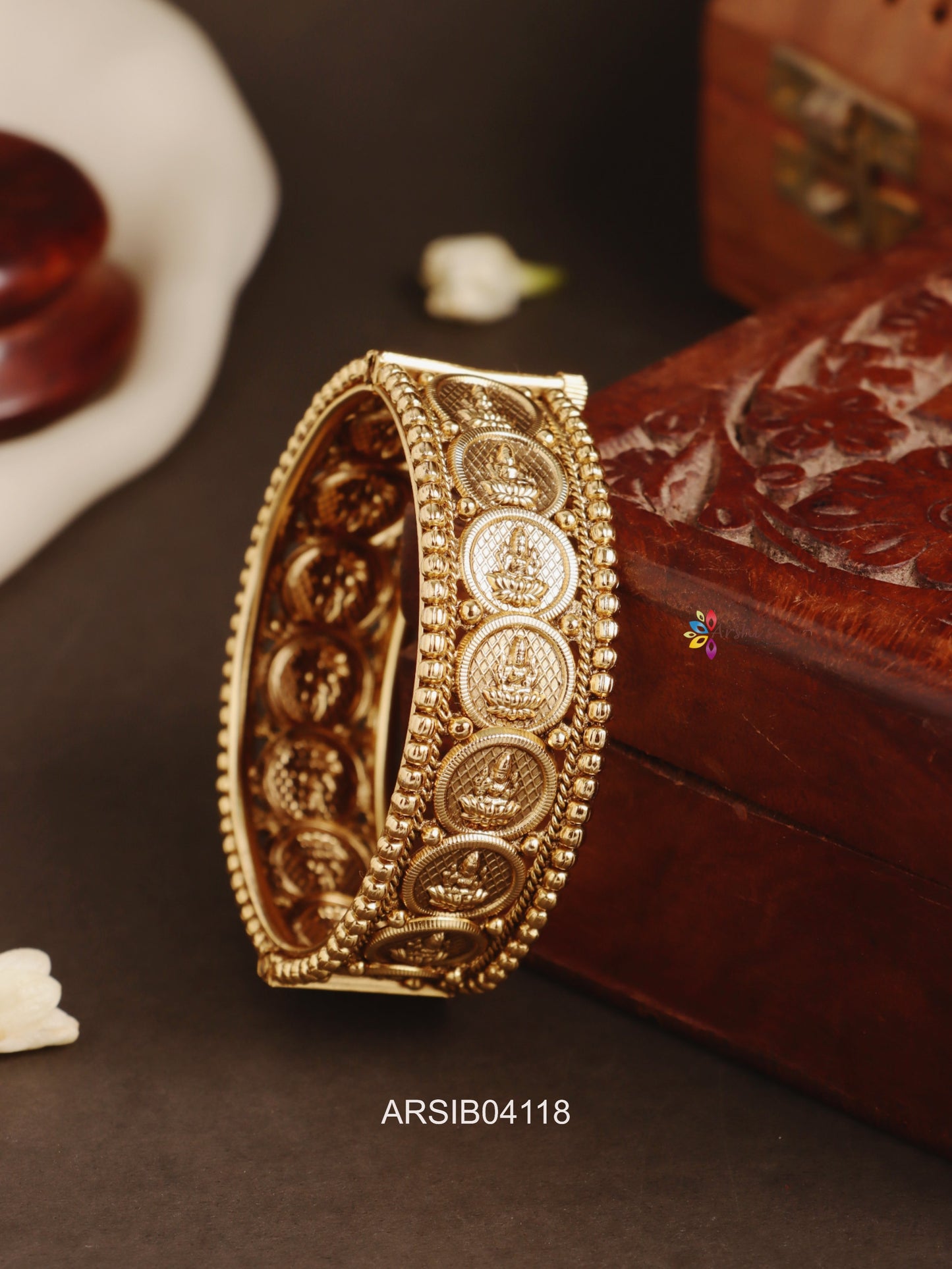 Lakshmi Coin Kada Bangle