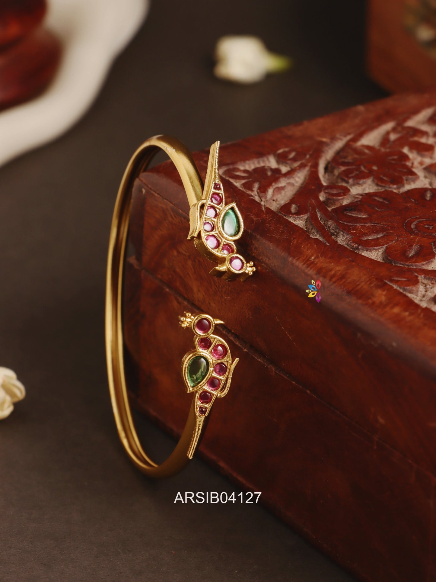 Kemp and Green Bird Bracelet