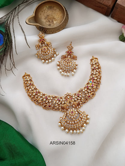 Grand White Stone Necklace