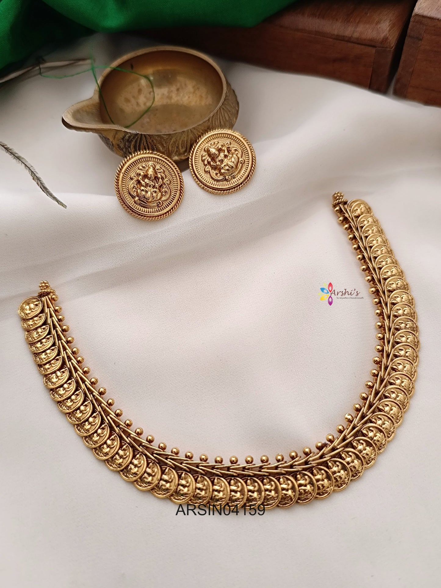 Lakshmi Coin Necklace