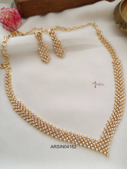 Diamond Look Like Necklace