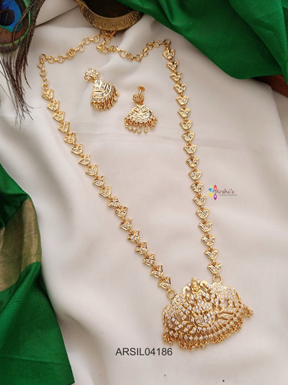 Vintage Lakshmi Elephant Long Haram