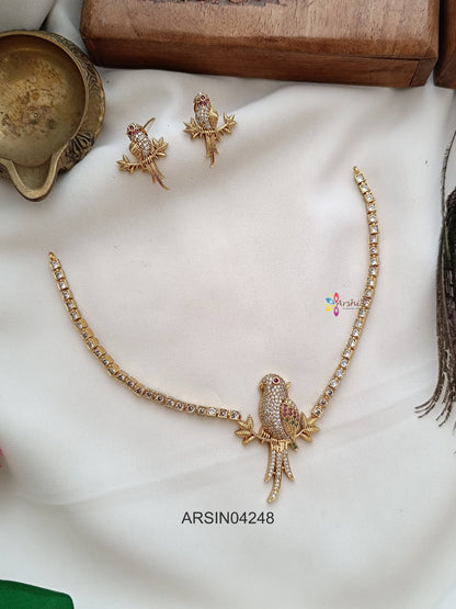 Parrot AD Stone Necklace