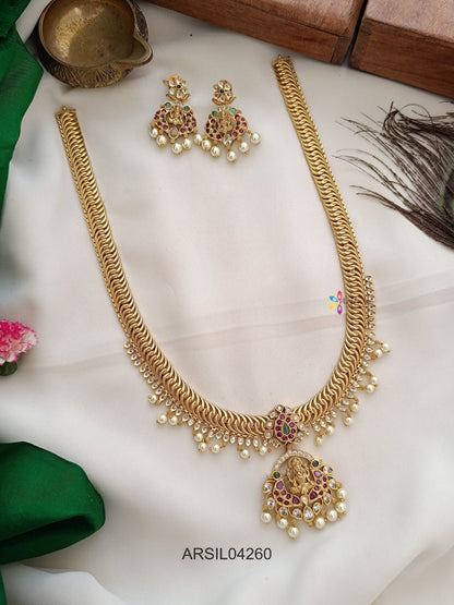 Jalebu Lkashmi Pendant Long Haram
