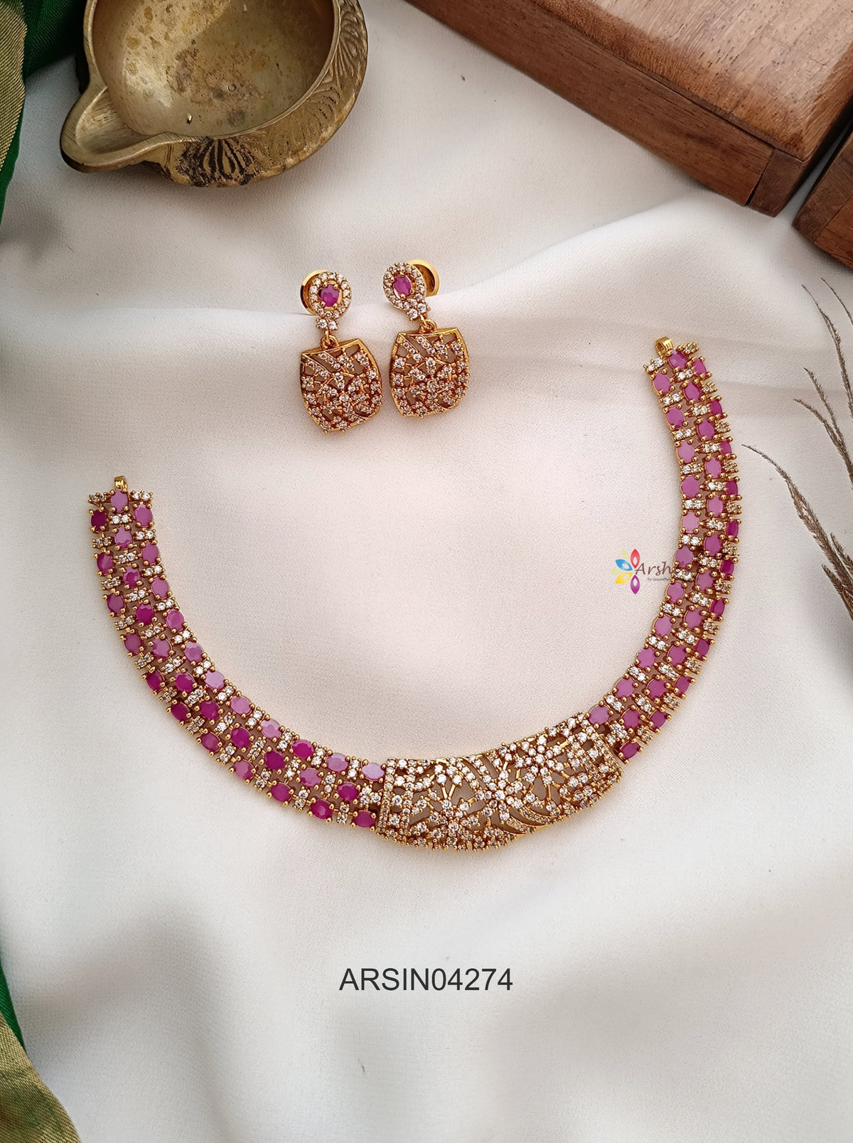 Ruby Stone Necklace