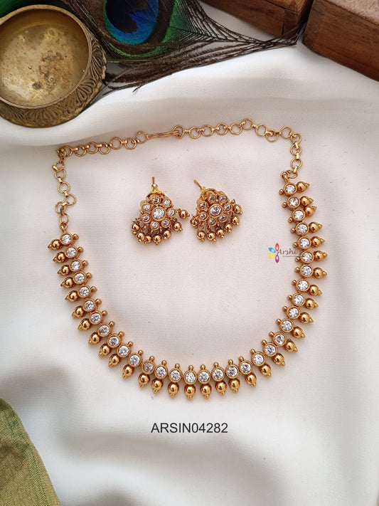 White Stone Necklace