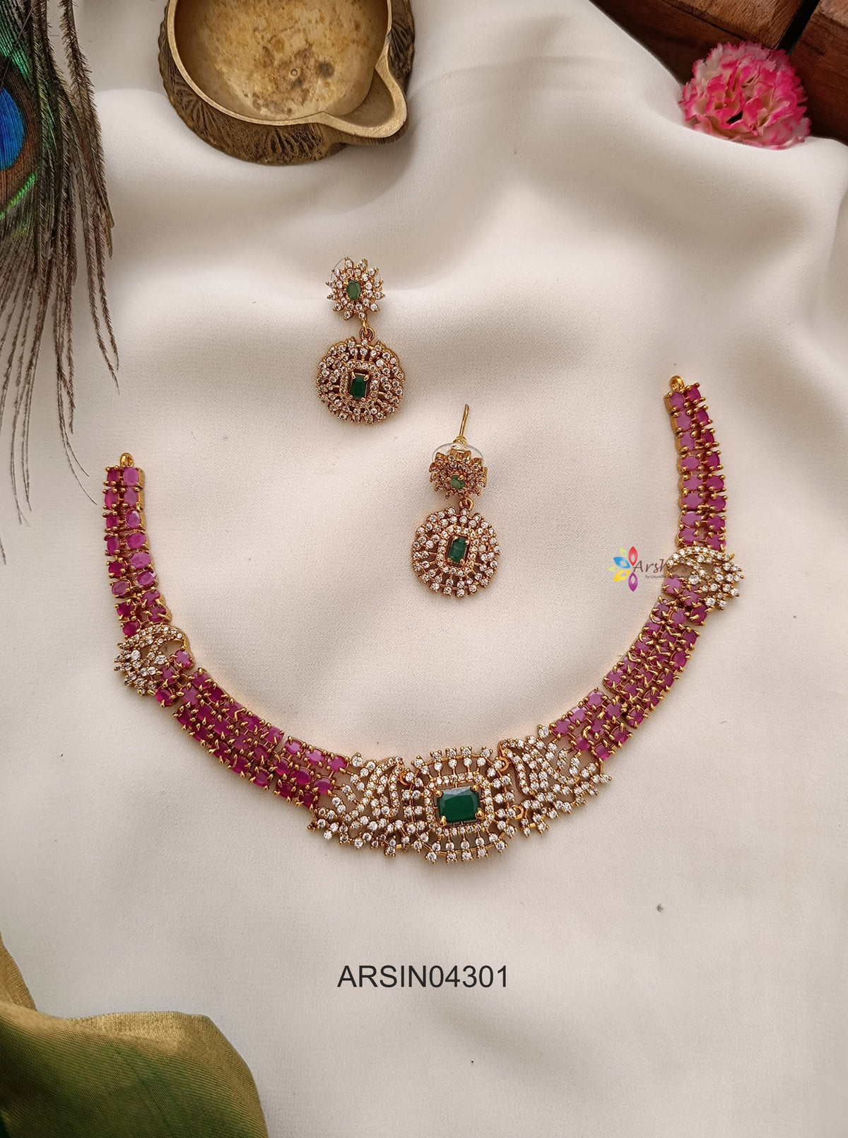 Ruby Stone Necklace