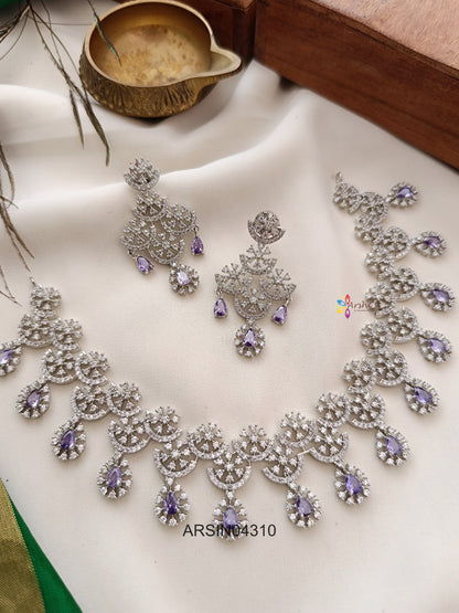 Purple Rosium Polish Necklace