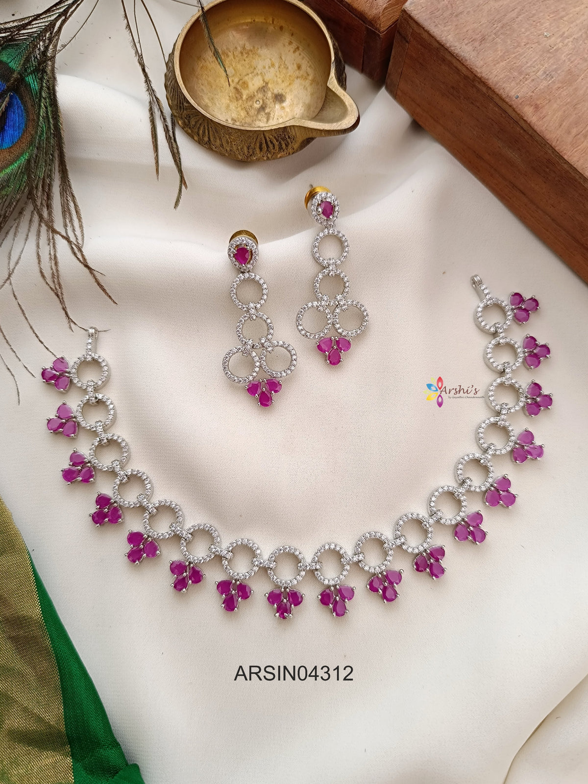 Red Rosium Polish Necklace