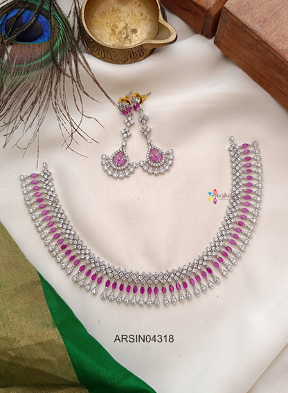 Pink Rosium Polish Necklace