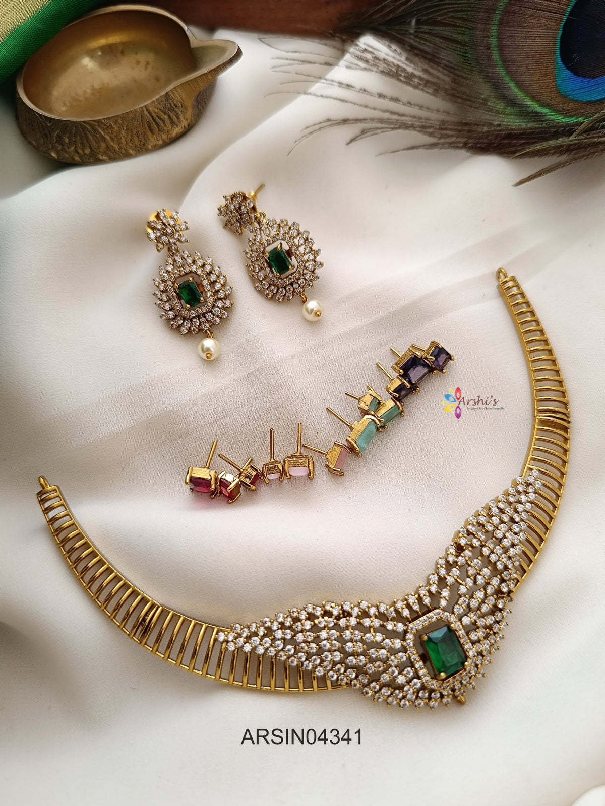 Stone Changeable Kante Necklace