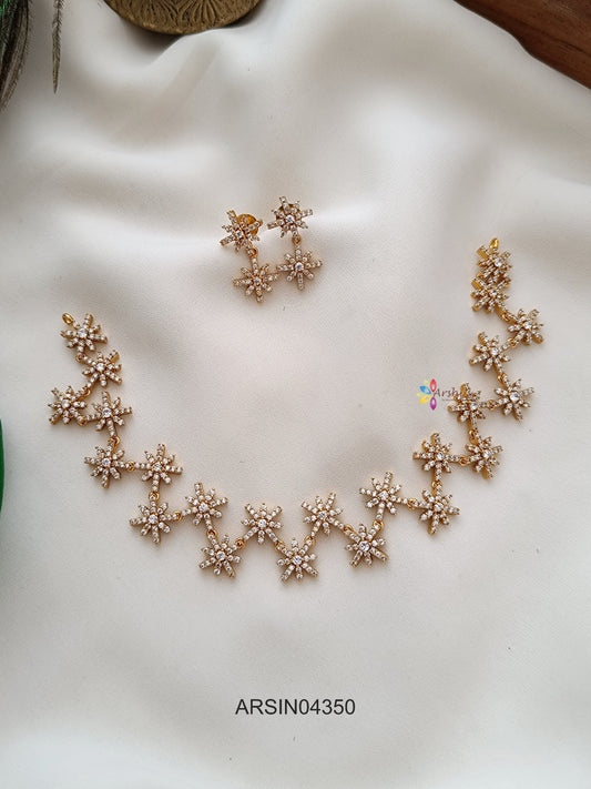 Star AD Stone Necklace