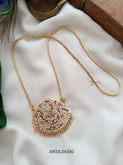 Vintage Stone Pendant Long Haram