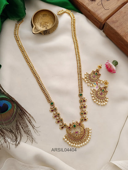 Chandbali Pendant Long Necklace