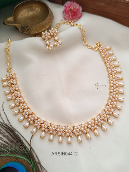 Pearl Studded Necklace