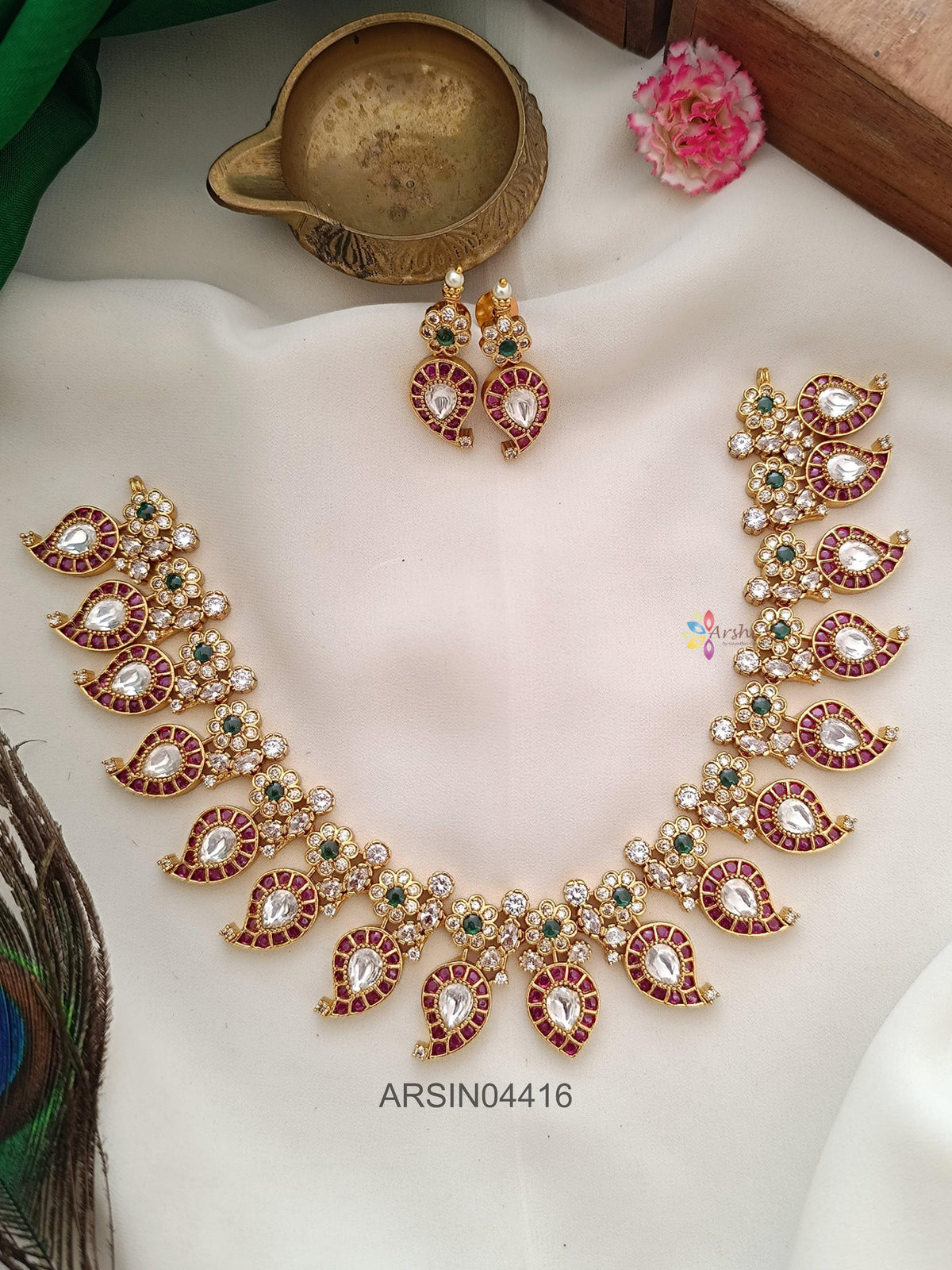 Mango Kemp and Kundan Necklace
