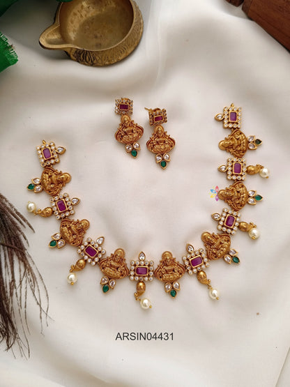 Lakshmi Ruby Stone Necklace