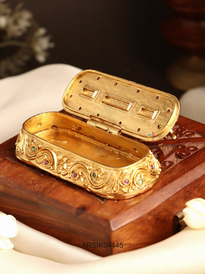 Shankh Chakra Namam Kumkum Box